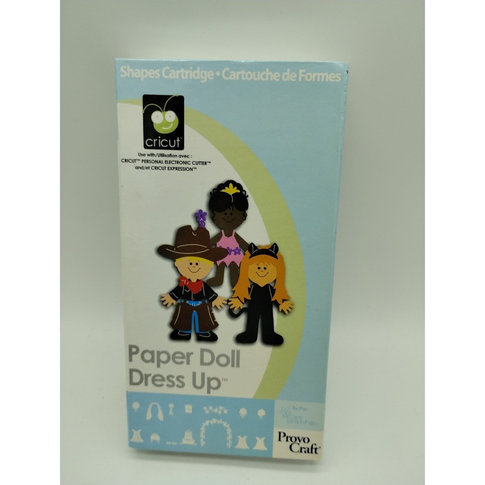 Cricut Paper Doll Dress Up Cartridge 29-0412 Pre-owned Tested